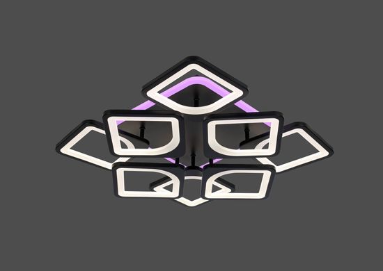 A3011/4+4S BK+RGB (1) Люстра M (RL)