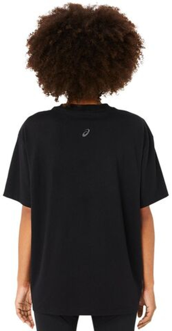 Женская теннисная футболка Asics Logo T-Shirt - черный