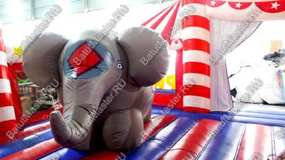 Коммерческий надувной батут "Большой цирк" 20.5*9.6*8 м