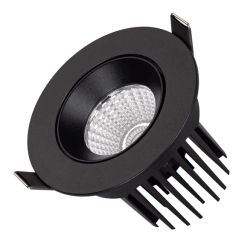 Светильник MS-ATOLL-BUILT-TURN-R94-10W Warm3000 (BK, 60 deg, 230V) (Arlight, IP54 Металл, 5 лет) 041574