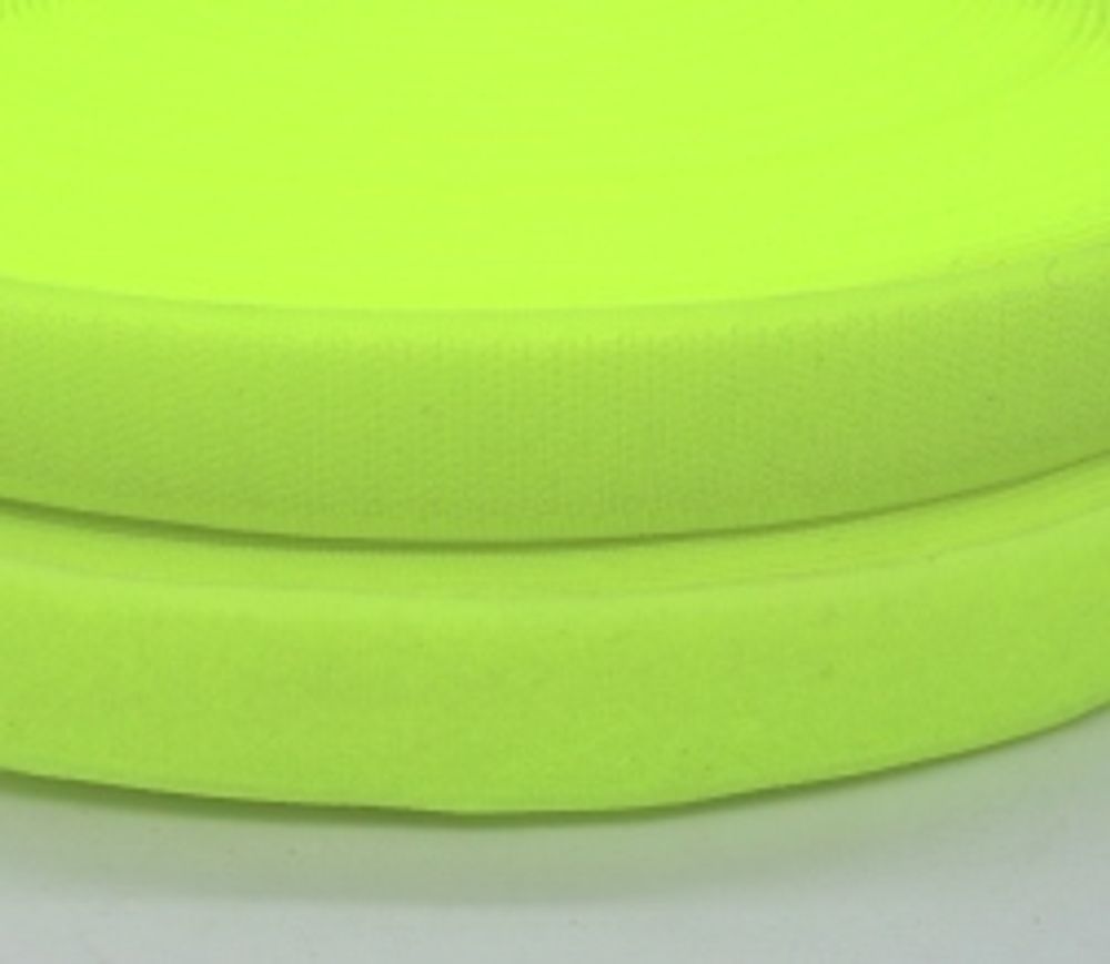 Велкро/липучка комплект, ш. 2,5 см, салатовый