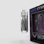 Вибропуля Bathmate Vibrating Bullet Vibe Chrome 8 см, водонепроницаемая