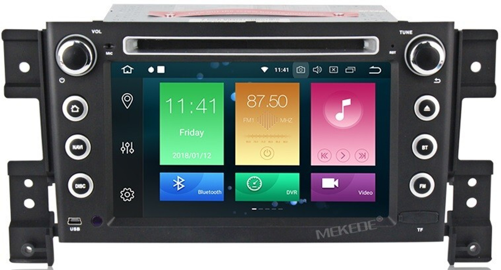 Магнитола для Suzuki Grand Vitara 2005-2016 - Carmedia MKD-S768-P6N на Android 11, 6-ТУРБО ядер, 4ГБ-64ГБ