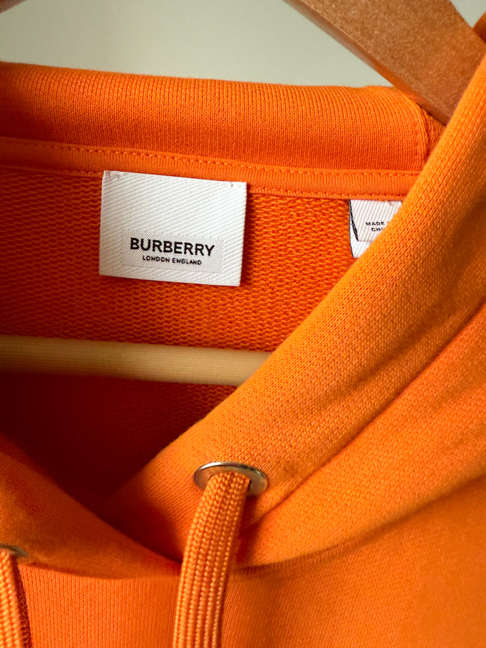 Хлопковый худи Burberry, S