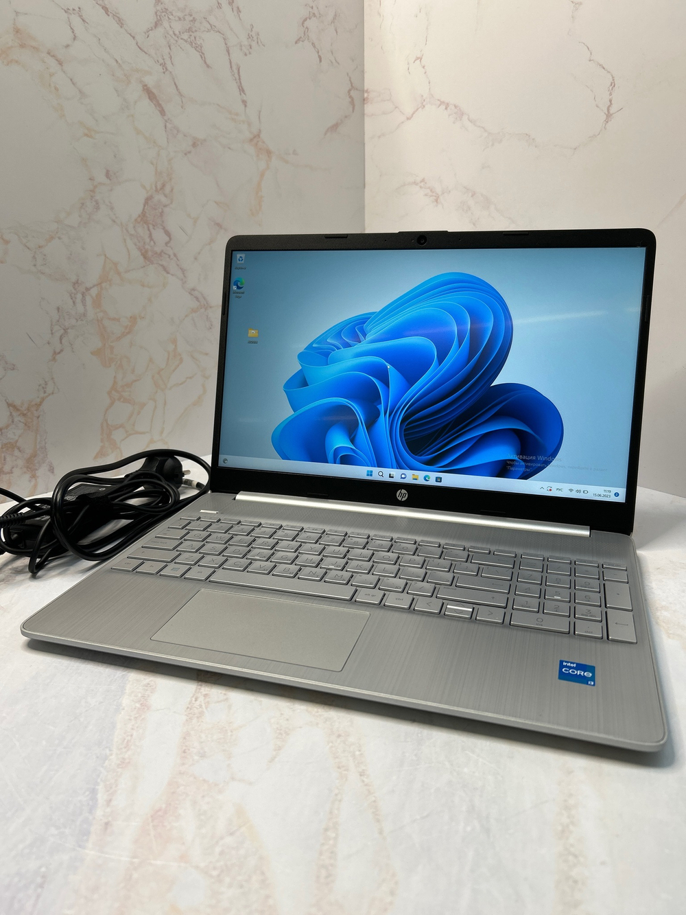 Ноутбук HP 15s-fq2066ur (3Y1S9EA) 15.6"/Intel Core i3 1115G4/RAM 8GB/SSD 512GB/Intel UHD Graphics/1920x1080/IPS/Windows 11/Подсветка кл-ры: нет/серебристый