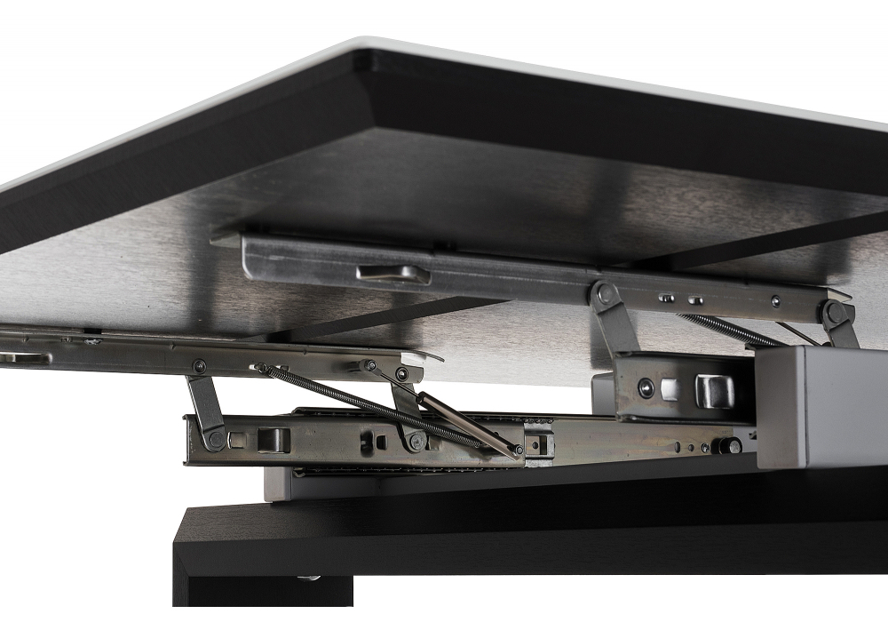 Стол стеклянный Woodville Давос белый, венге