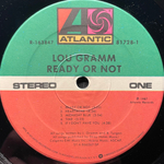 Lou Gramm ‎– Ready Or Not (США 1987г.)