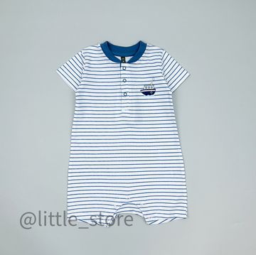 Песочник хлопковый "Summer moments" синяя полоска