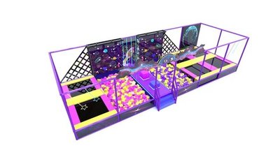 Батутный комплекс «Планета бурь» (16х5х3)