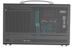 Корпус PCCooler I100 PRO MESH GY  ITX USB3.0 1x3.5", 1x2.5" Grey