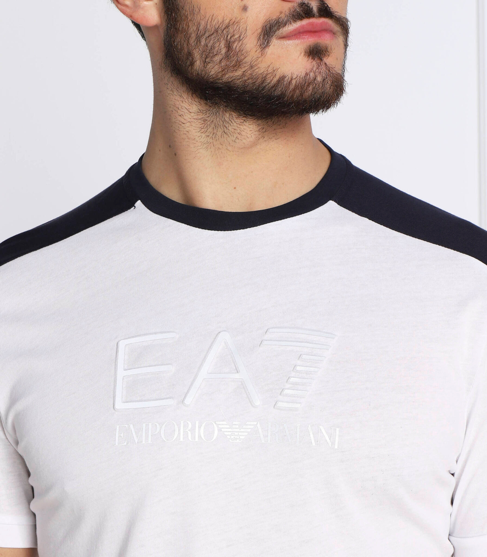 футболка EA7 - белый(6LPT06 PJ02Z)