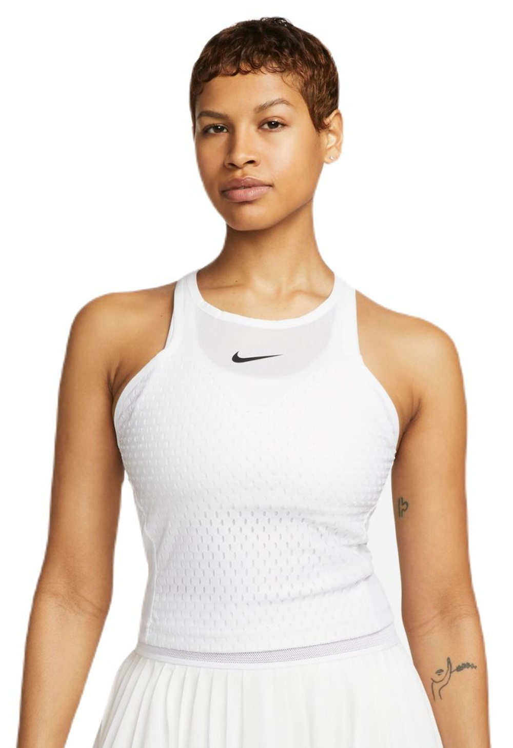 Женский топ теннисный Nike Court Dri-Fit Slam Tennis Tank Top - белый