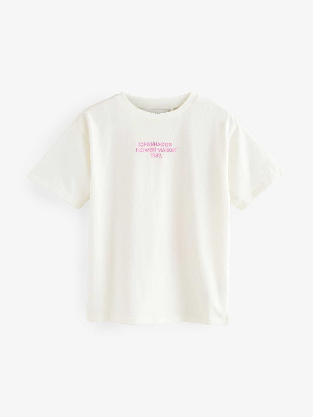 Футболка для девочки Next E45-296, Молочный