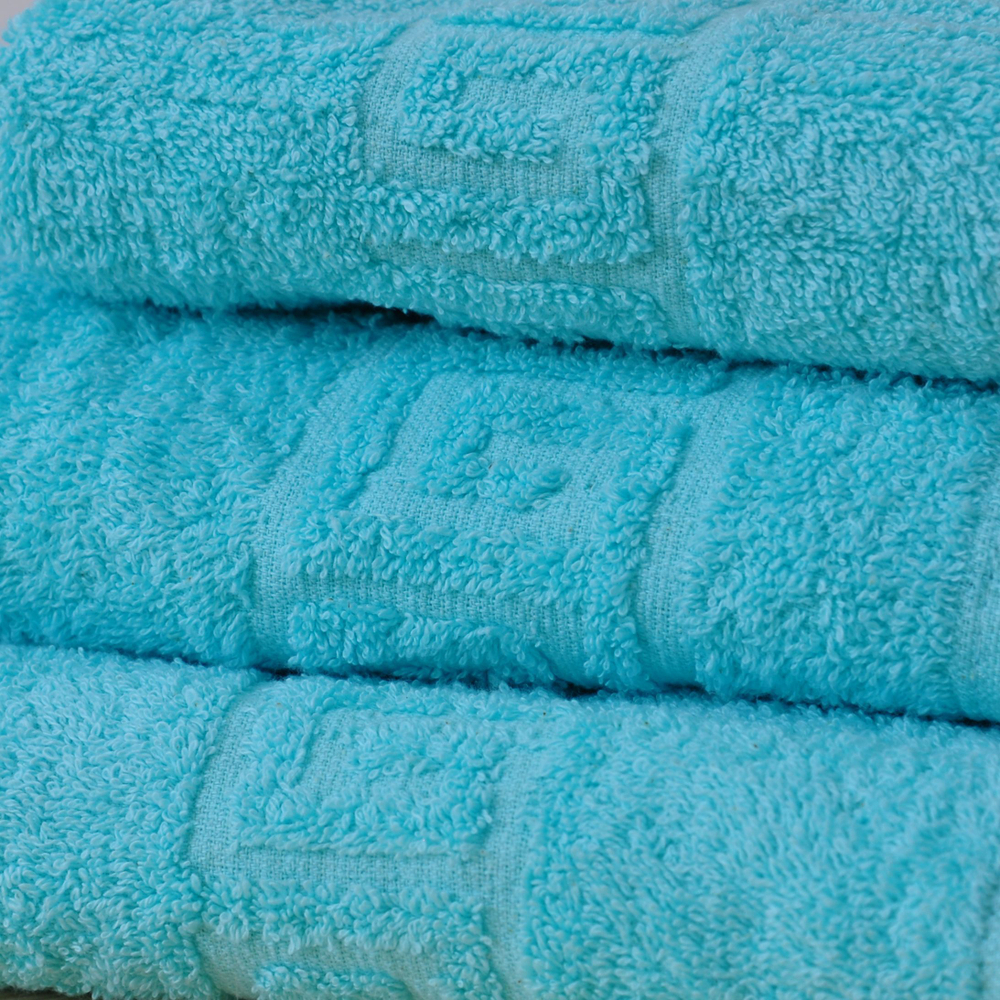Полотенце махровое 40х70 хлопок 100%, голубое