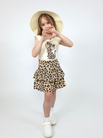 02-126-4 Комплект для девочки (футболка+ юбка)