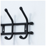 ВЕШАЛКА НАСТЕННАЯ УЮТ 3 КРЮЧКА ЧЕРНЫЙ ВНУ32