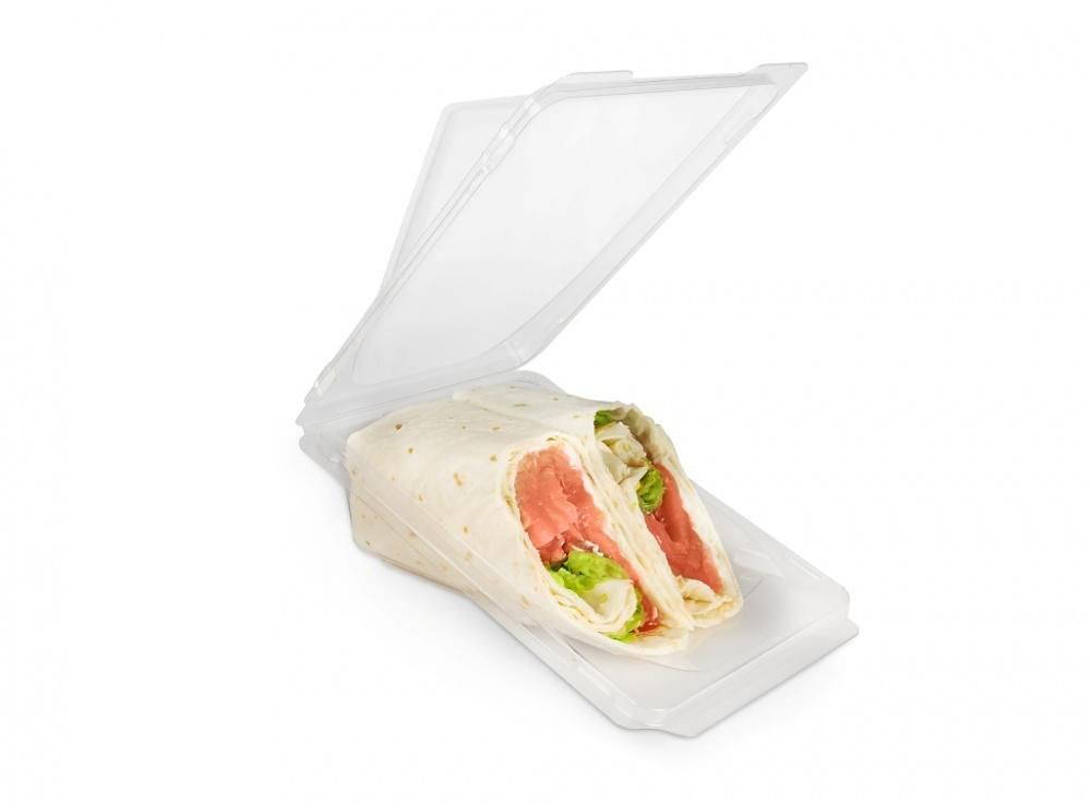 Контейнер СпК-158 для роллов 2шт ПЭТ, Стирол 440шт/кор