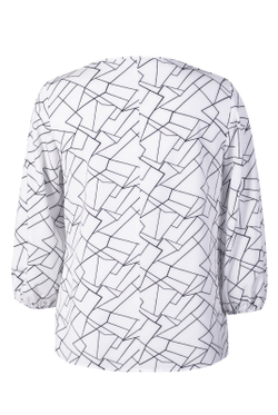 Блузка женская 3246ЛПА, графика #176Грз093246ЛП