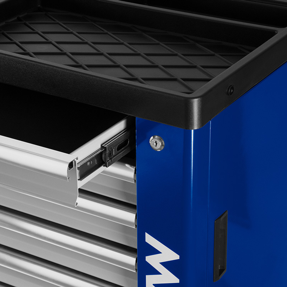 МАСТАК (521-07580B) Тележка инструментальная, 7 выдвижных ящиков, "НОВА", синяя