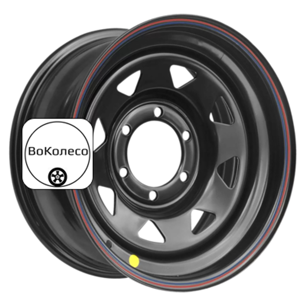 8x16/6x139,7 ET10 D110 Toyota Hilux 2.5D, 3.0D (треуг. мелкий) Черный (LTM) (с увелич.полкой) ZEPP 4x4