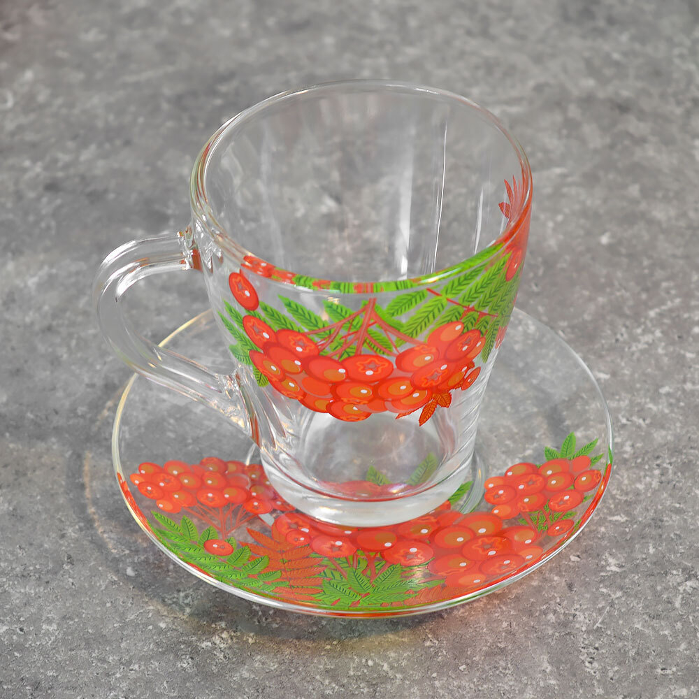 Чайная пара "Рябинушка"