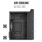 Корпус Aerocool CS-109, mATX, без БП, black