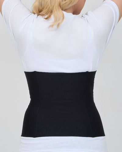 Утягивающий пояс-корсет с рисунком в виде сот (Размер: S) (Цвет: кофейный)