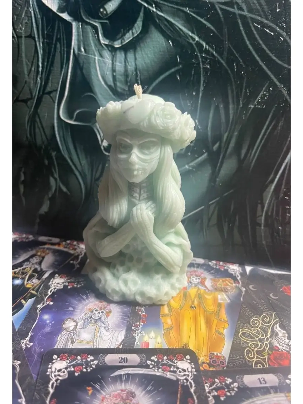 Свеча "Санта Муэрте" программная