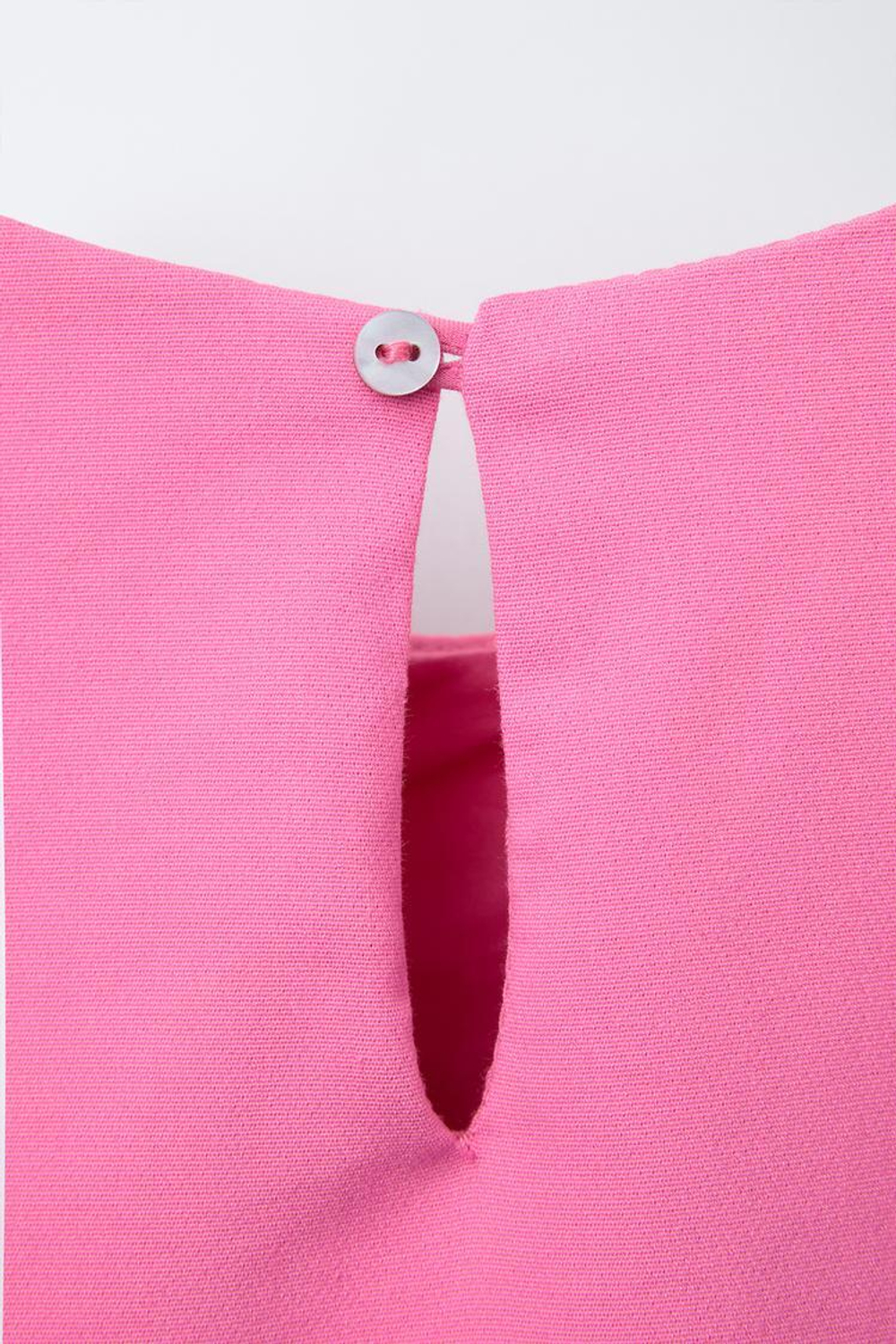 ZARA ПЛАТЬЕ С БАНТОМ, РОЗОВЫЙ