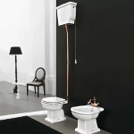 Унитаз ARTCERAM Hermitage HEV003 01 00 с высоким бачком бронза