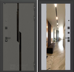 Карбон зеркало МАХ серый рельеф софт