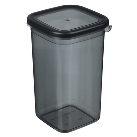 Ёмкость для сыпучих продуктов 1,4л 110х105х185, пластик, графит