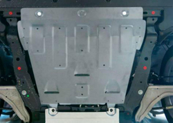 Защита картера и КПП Rival для Ford Mondeo V (V - 2.0 (199 л.с.); 2.5) 2015-2019, штампованная, алюминий 4 мм, с крепежом, 333.1849.1