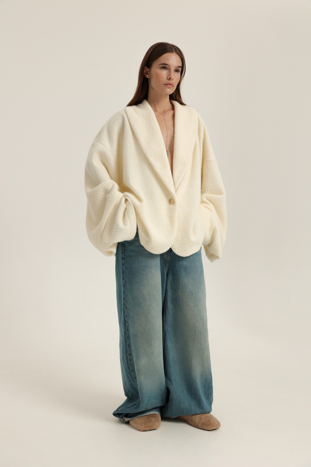 Кардиган на пуговице