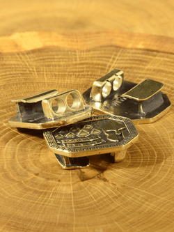 Замок «СПАРТА» из латуни с чернением