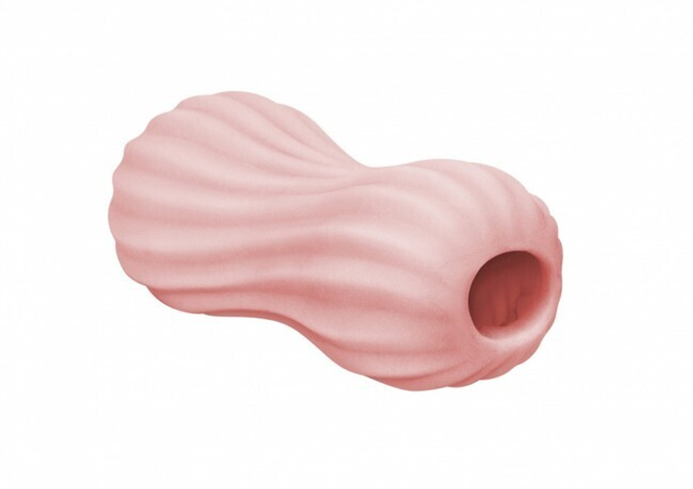 Двусторонний мастурбатор Marshmallow Fuzzy Pink (Цвет: розовый)