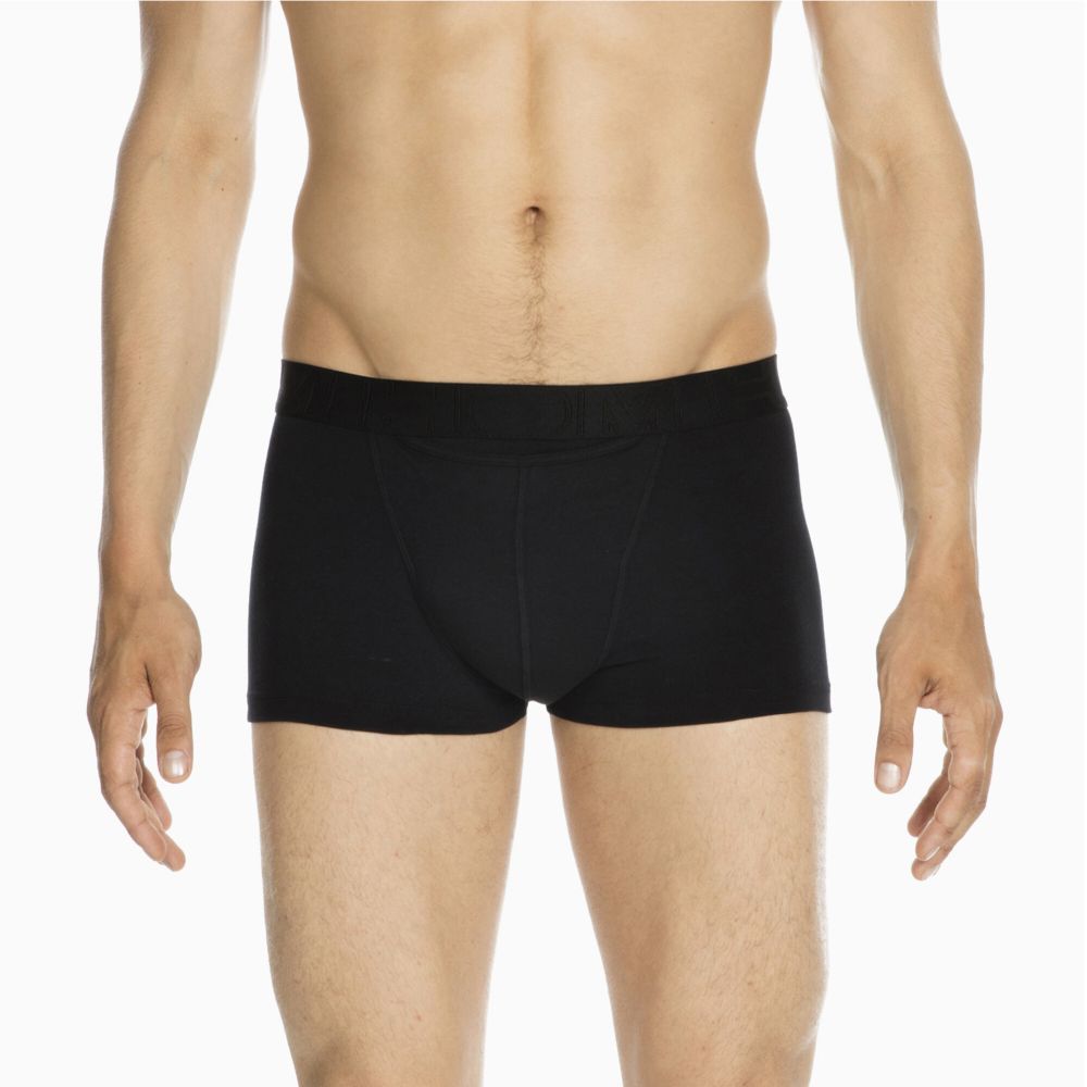 Мужские трусы боксеры набор из 2-х штук (черные) HOM BOXERLINES #2 Boxer Briefs HO1 2p 400405_40V001