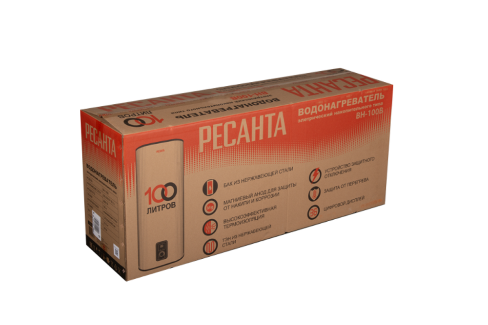 Водонагреватель накопительный ВН-100В Ресанта