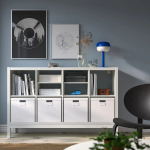 Книжный шкаф - IKEA KALLAX, 147х39х94 см, белый, КАЛЛАКС ИКЕА