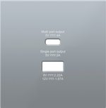 Накладка для розеток USB A+C, алюминий, серия R98