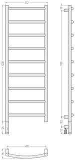 Сунержа Галант 3.1 1200х400 МЭМ левый