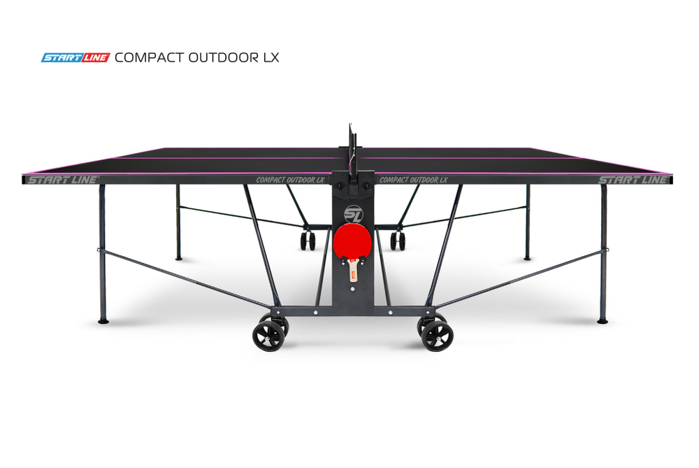 Стол теннисный Compact-2 LX Всепогодный Black