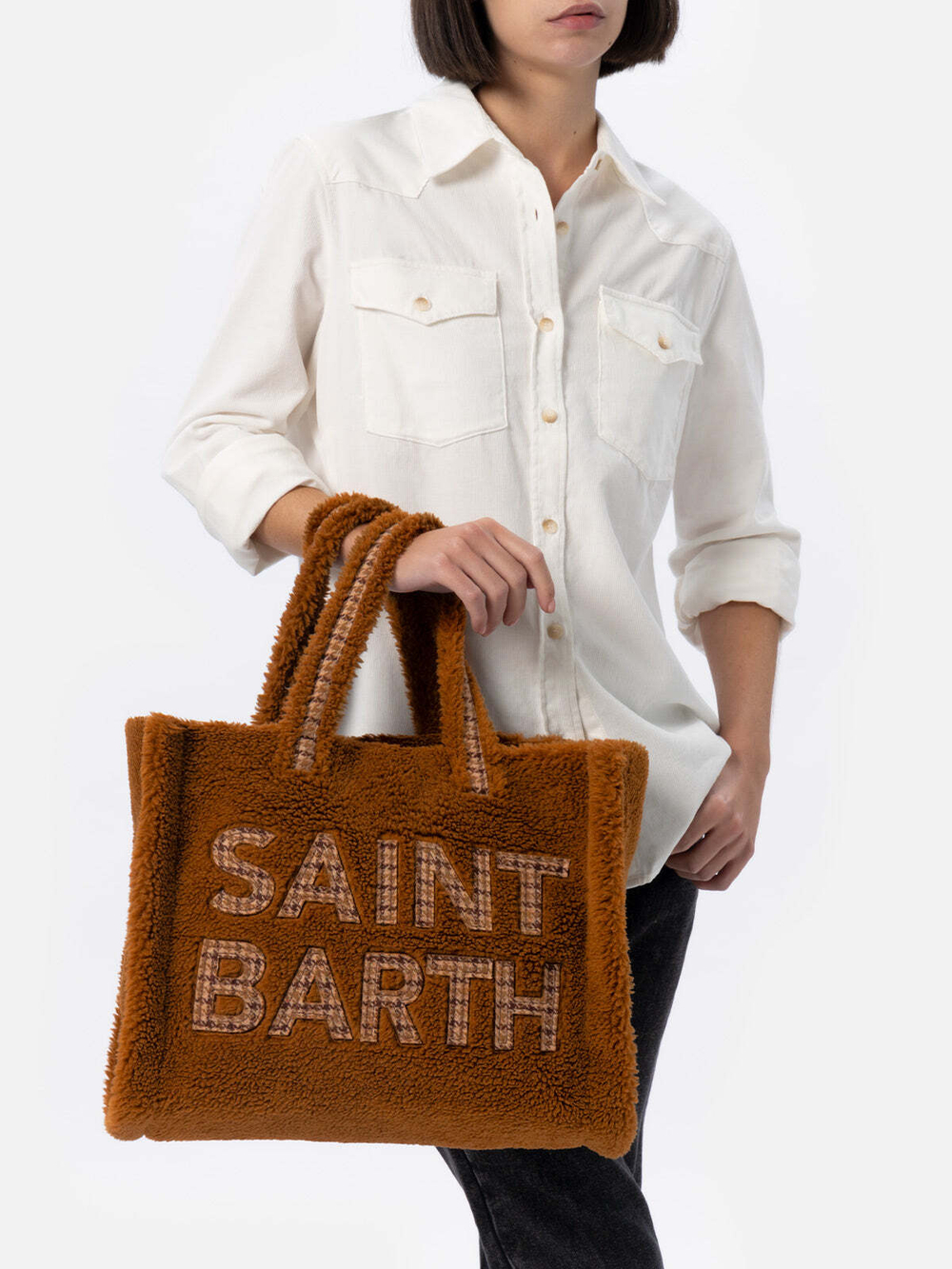 Сумка Saint Barth TEDDY LOGO коричневый мишка