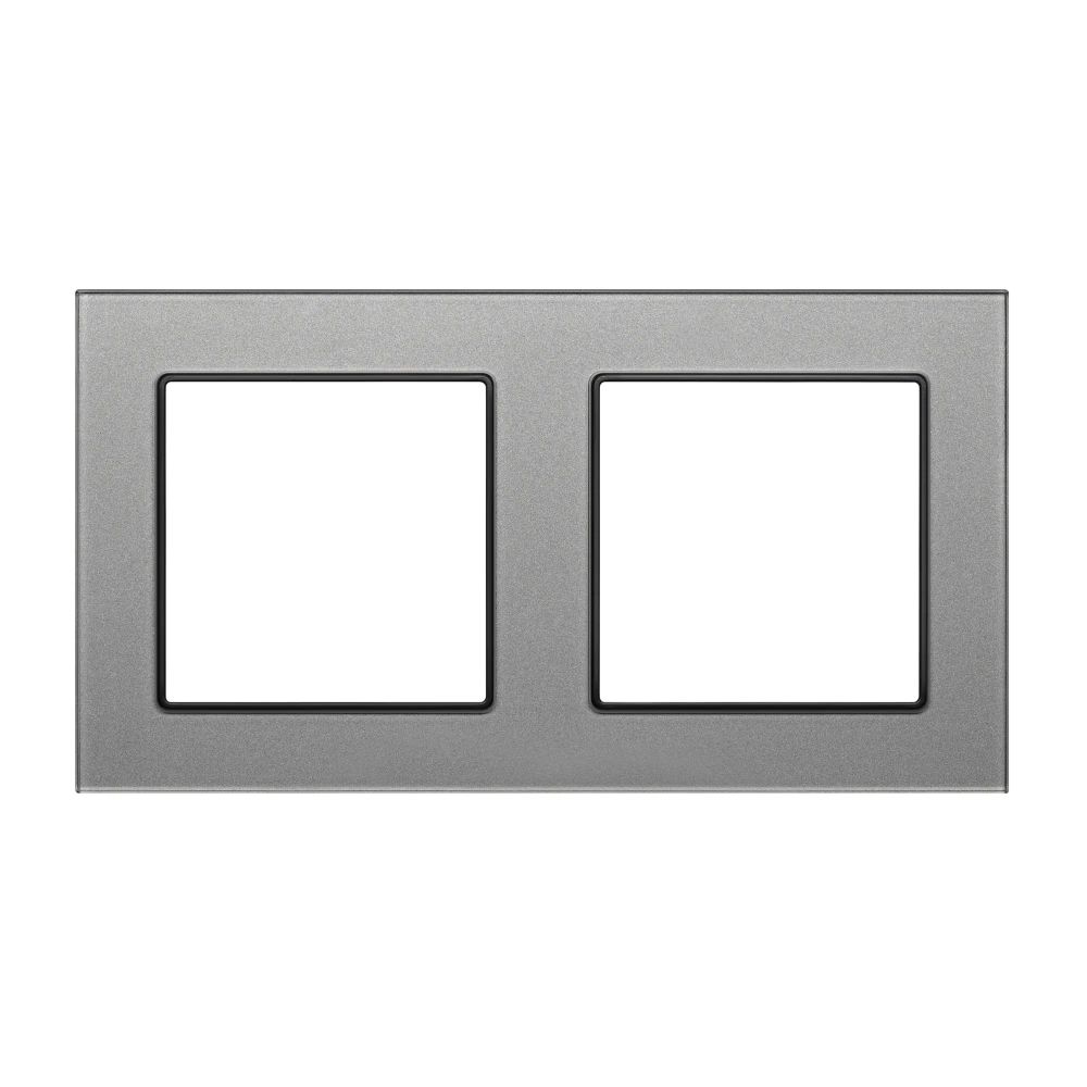 Рамка стеклянная FRM-GLARE-GS-2-GR (Arlight, -) 043798