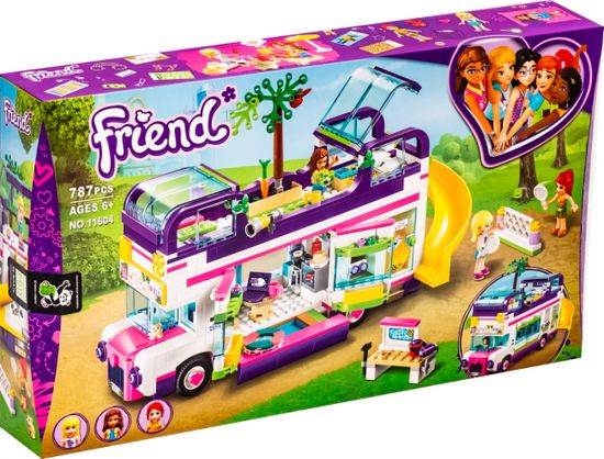 Конструктор Friend "Автобус для друзей", 787 дет.