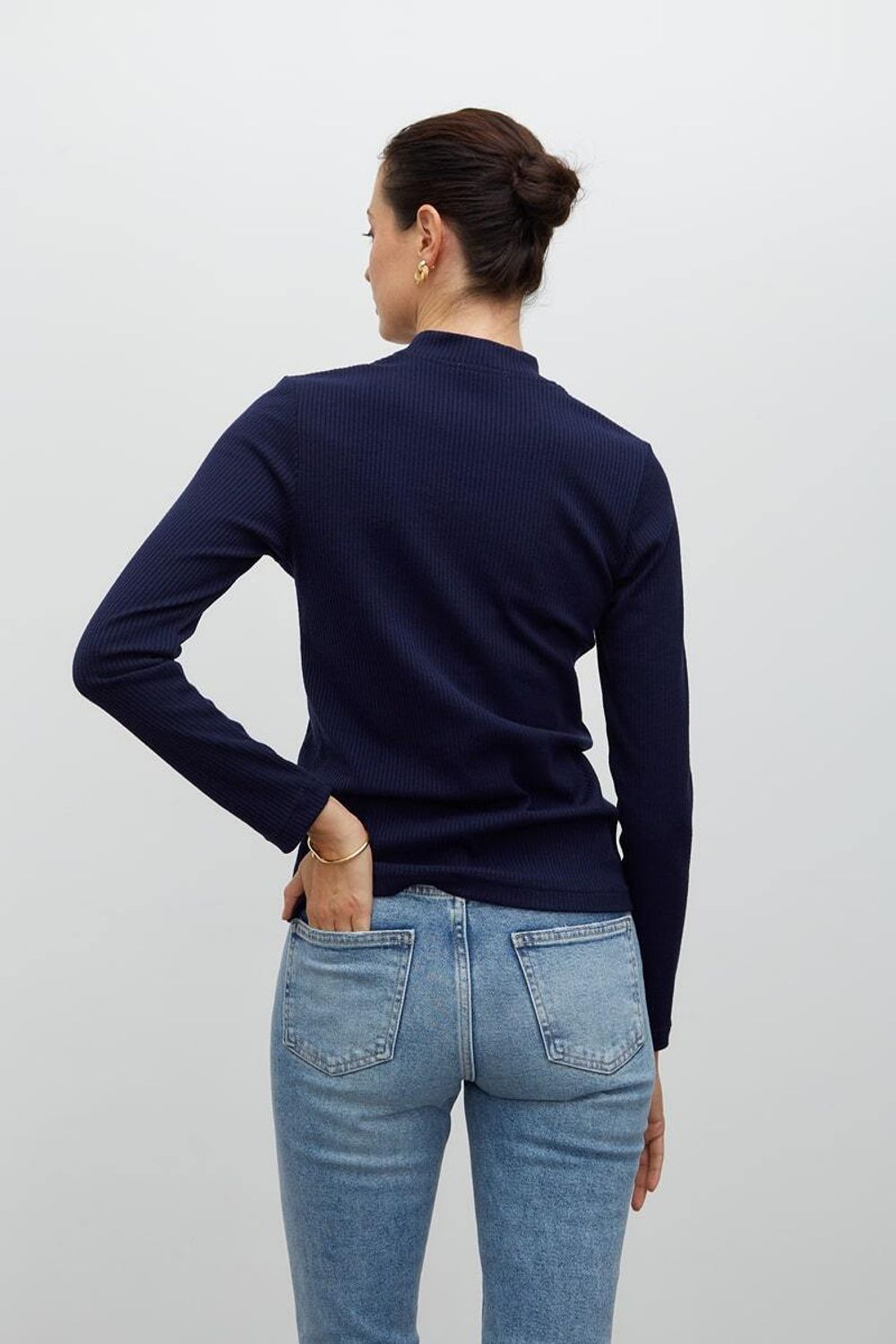 Водолазка синяя (размеры S, M)