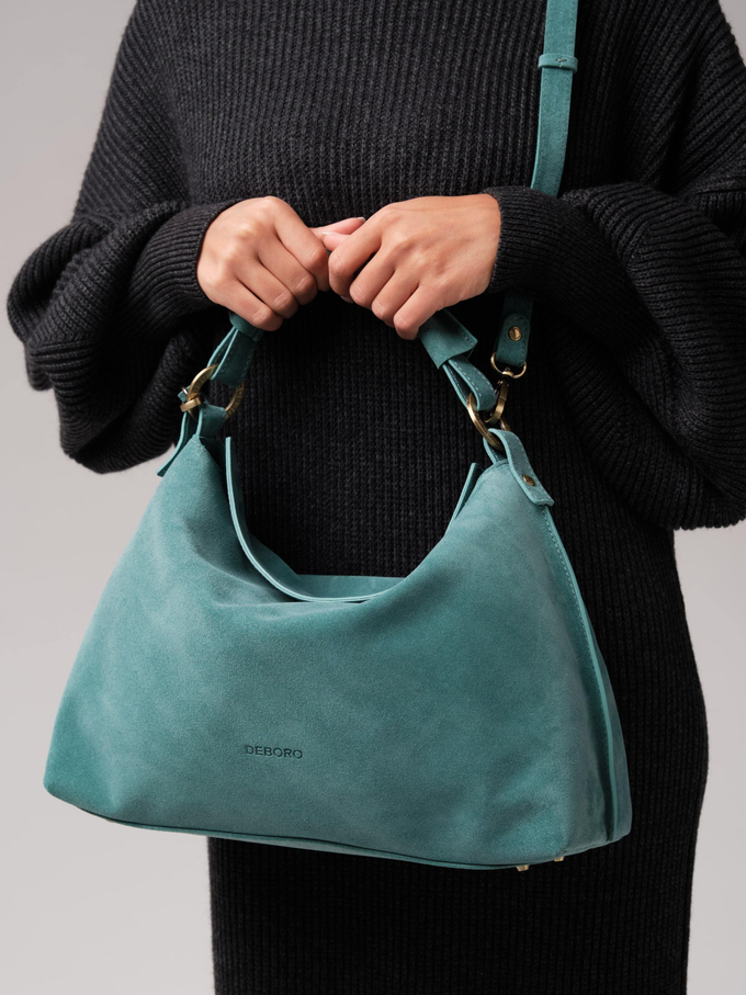 Замшевая сумка Deboro 30900 минт