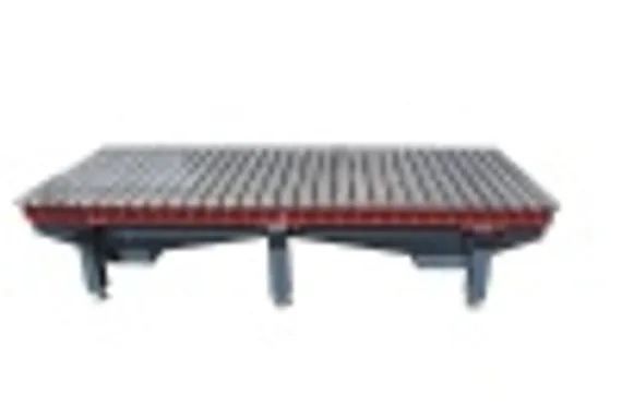 Сборочно-сварочный стол чугунный с бункером для сбора отходов, СЛОТ-СТОЛ