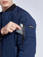 Бомбер Antisocial AW24 синий