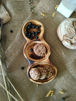 Менажница деревянная для подачи блюд и закусок "АЗИЯ"